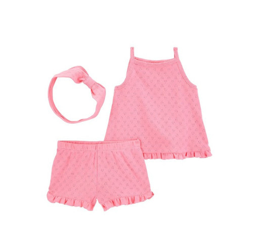 Carters Kız Bebek Alt Üst Set 1S537310 Pembe 6 Ay