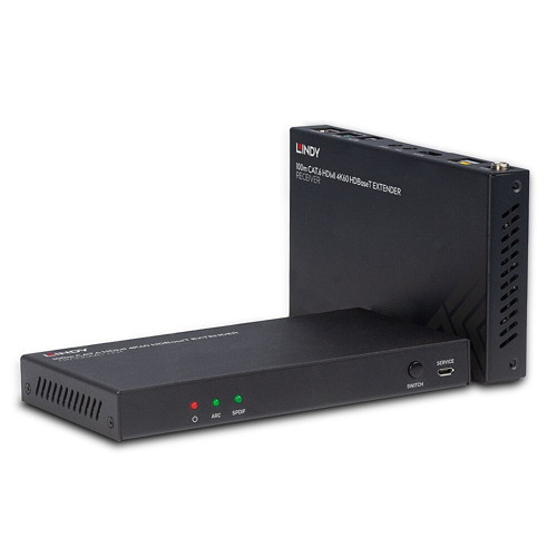 Lindy LIN-38340 100 Mt HDMI to RJ45 RS232 4K 60Hz Audio HD Baset Mesafe Uzatıcı