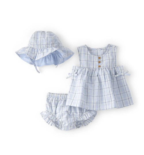 Carters Kız Bebek Alt Üst Set 1U618010 Mavi 12 Ay