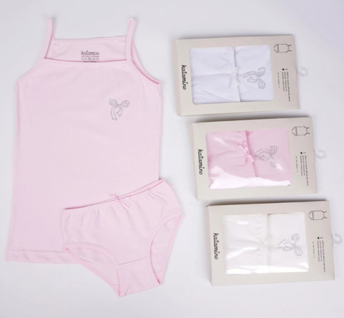 Tatlım Kız İp Askılı Atlet Slip Takım K128622 Asorti 7-8 Yaş