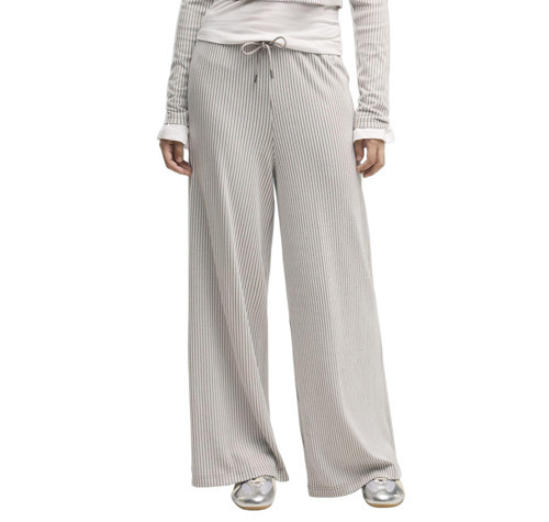 636667-81 Puma Ess Ribbed Pants Kadın Eşofman Altı Gri