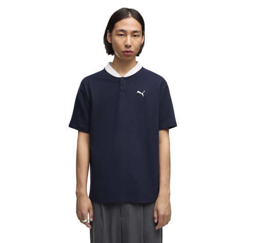 694302-06 Puma Class Relaxed Material Erkek T-Shirt Lacivert