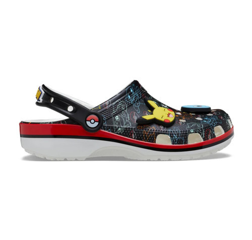 211343-90H Pokemon Print Cls Clg Terlik Siyah