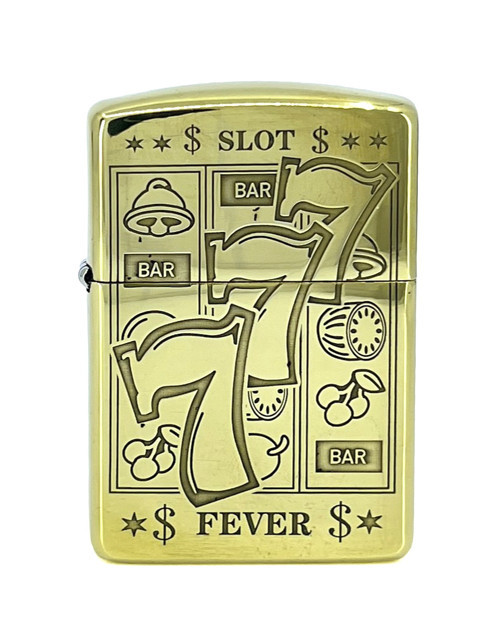 Armor® Armor Slot Fever 777 Deep Carve - Etched Brass Dizayn Özel Seri Çakmak