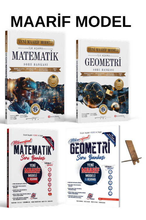 Bilgi Sarmal ve Mikro Orjinal TYT Matematik ve Geometri İlk Aşama Maarif Model Soru Bankası Seti