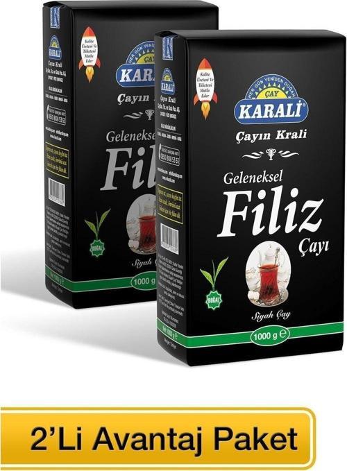 Karali Geleneksel Filiz Dökme Çay 1 kg x 2 Adet