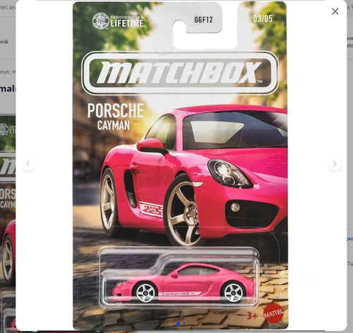 Temalı Arabalar - Porsche Cayman JJR57-GGF12