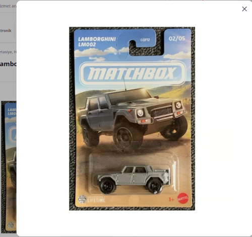 Lamborghini LM002 Silver European Series 2025