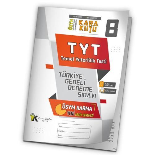 2025 TYT ÖSYM Arşivi Karma Kara Kutu Çıkmış Soru Türkiye Geneli D. Çözümlü Deneme 10/8.Kitapçık