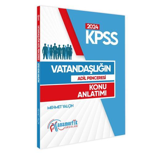 Anamorfik Yayınları KPSS Vatandaşlık Adil Penceresi Görsel Destekli Konu Anlatımı