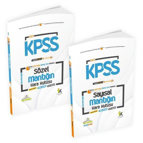 KPSS Sayısal ve Sözel Mantık Kara Kutu Konu Özetli Dijital Çözümlü ÖSYM Çıkmış Soru Bankası