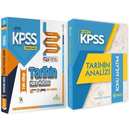 KPSS Tarih 2li Set Karakutu ve Anamorfik Yayınları Analiz Konu Anlatım-Soru Bankası