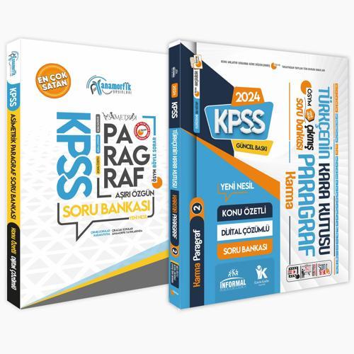 KPSS Türkçe Özgün Asimetrik Paragraf-Çıkmış KARMA Paragraf 2 Soru Bankası Konu Özetli Çözümlü