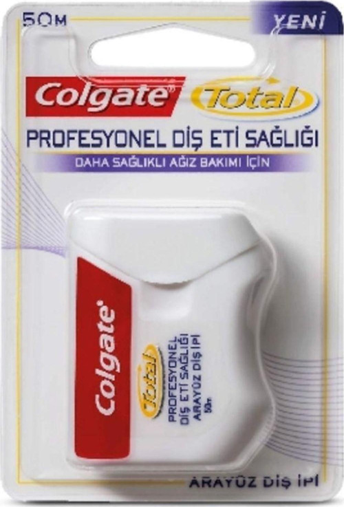 Total Diş İpi Prof. Diş Eti Sağlığı 50 m. (12'li)