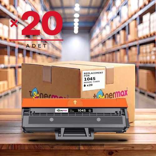 Samsung ML-1660 Muadil Toner Çipli MLT-D104S 20'li 1.500 Sayfa