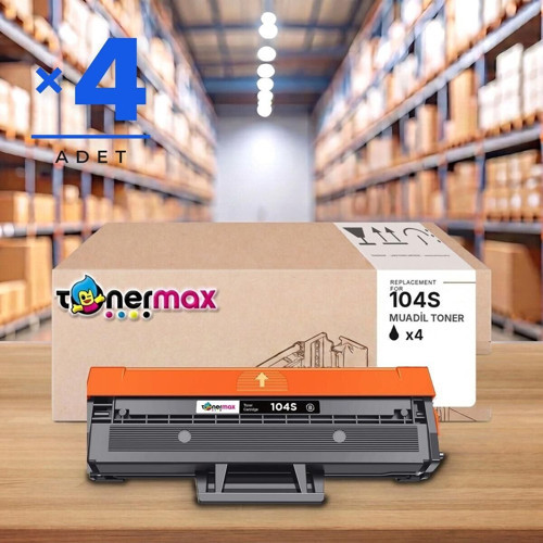 Samsung ML-1665 Muadil Toner Çipli MLT-D104S 4'lü 1.500 Sayfa