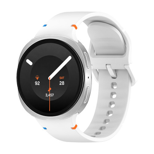 Samsung Galaxy Watch 9 44mm 40mm İle Uyumlu Metal Tokalı Spor Silikon Kordon