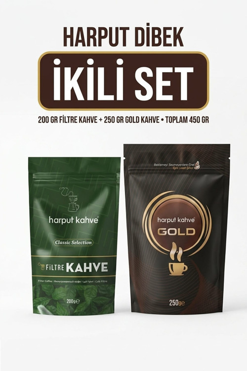İkili Set 200 gr Filtre Kahve + 250 gr Gold Kahve (Toplam 450 gr)