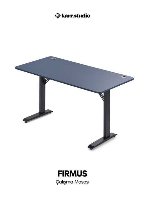 Firmus Dayanıklı Çalışma Masası - 160x80 - Pasifik Mavi