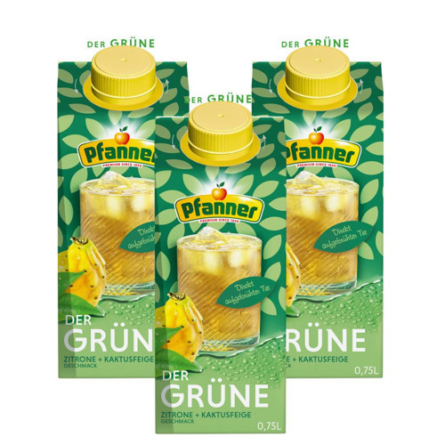 Gruner Yeşil Çay Aromalı Soğuk Çay 750 Ml x3