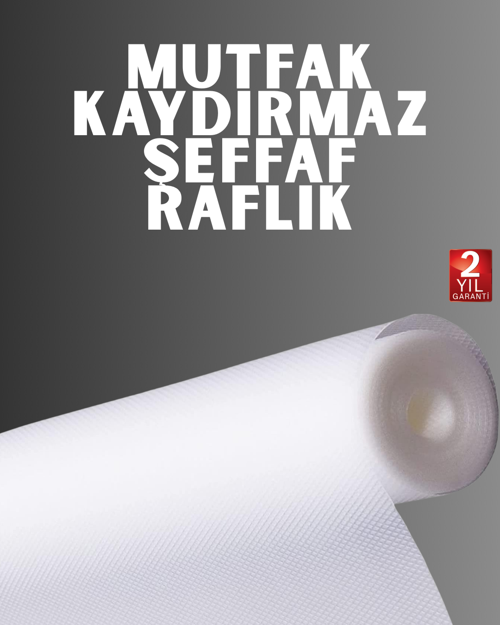 Kesilebilir şeffaf raflık çekmece kaplaması mutfak için