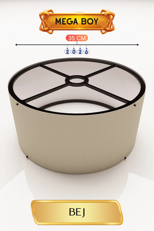 Bej Lambader Başlığı (35cm)