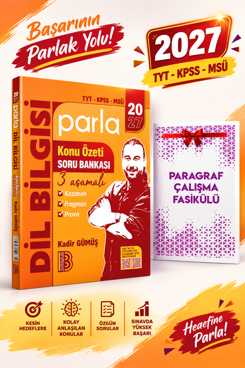 Benim Hocam 2027 TYT KPSS MSÜ Parla Dil Bilgisi Tamamı Video Çözümlü Soru Bankası