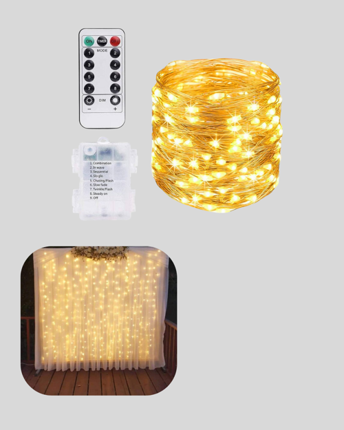 Zaman Ayarlı 8 Modlu Günışığı Perde Led Işık USB Çalışma Yeni Nesil