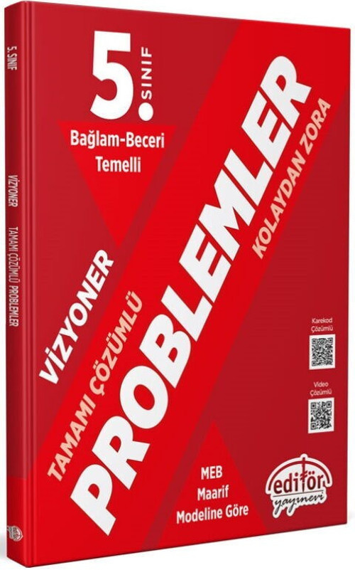 5. Sınıf Problemler Soru Bankası Editör Yayınları
