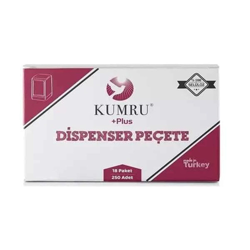 Plus Dispanser Peçete - 250'li 18Paket
