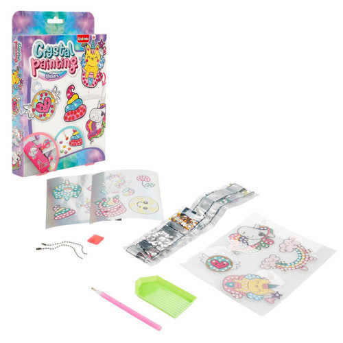 Crystal Painting Stickers Unicorn Kristal Boyama Seti - El Beceri Hobi ve Etkinlik Yapıştırma Seti