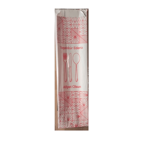 Lvc Çatal Kaşık Kese Kağıdı - 8x26 Cm Standart 10 klilo
