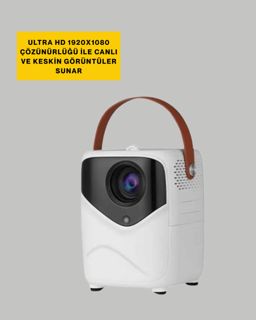 Ultra HD Çözünürlüklü Taşınabilir Projektör – 1920x1080 Piksel Görüntü Kalitesi Yeni Nesil