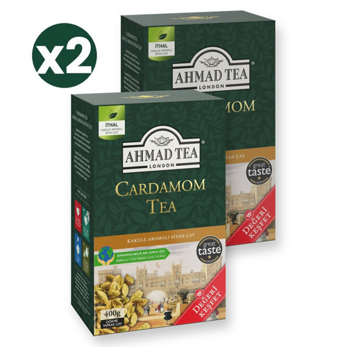 Cardamom Tea 400 G Dökme Çay 2'li Ekonomik Paket – Toplam 800 Gram Dökme Çay