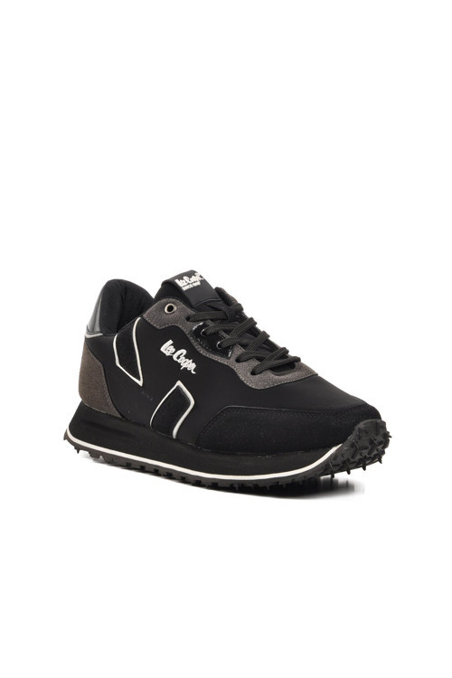 Erkek Siyah Retro Sneaker Bağcıklı Günlük Casual Spor Ayakkabı LC-31223 M