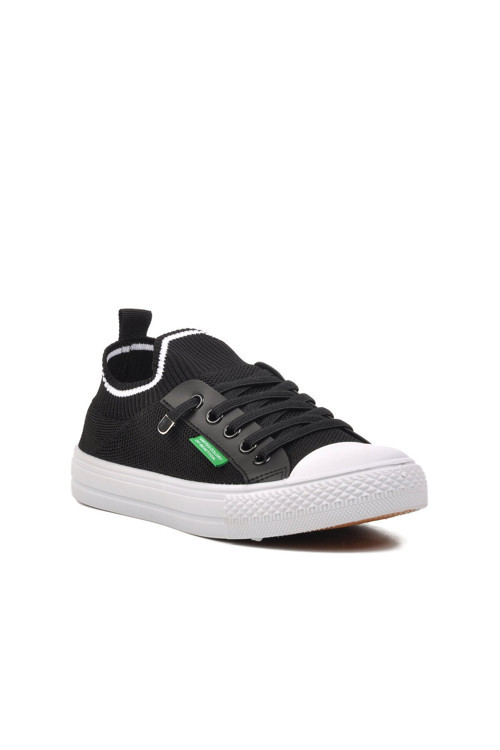 Siyah Anorak Hafif Esnek Rahat Kadın Casual Yürüyüş Ayakkabı BNI-10233