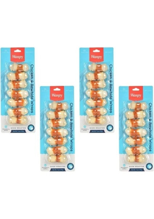 Tavuk Sargılı Çiğneme Kemiği 90gr (7'li) x 4 Adet