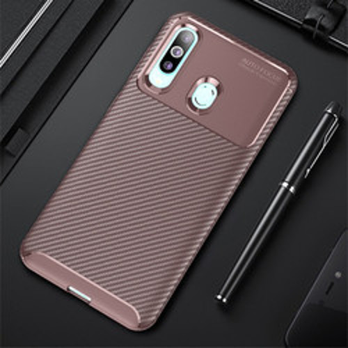 Galaxy A20S Negro Silikon Kılıf - Kahverengi