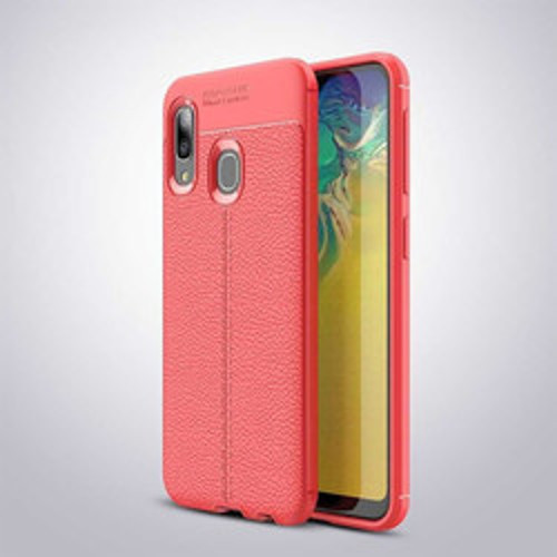 Galaxy A20 Niss Silikon Kılıf - Kırmızı