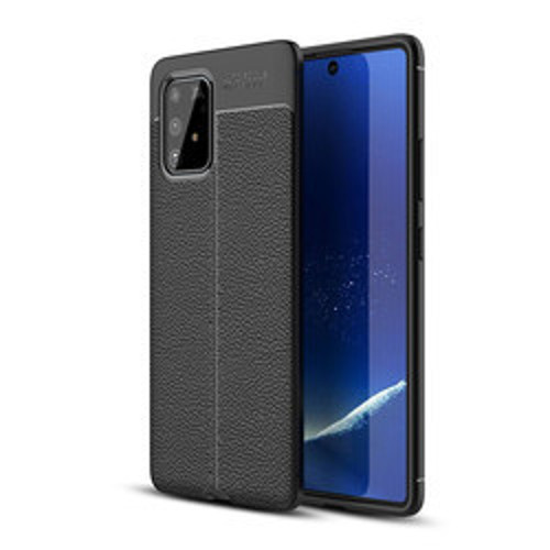 Galaxy A91 (S10 Lite) Niss Silikon Kılıf - Siyah