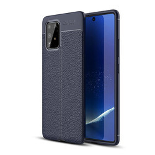 Galaxy A91 (S10 Lite) Niss Silikon Kılıf - Lacivert