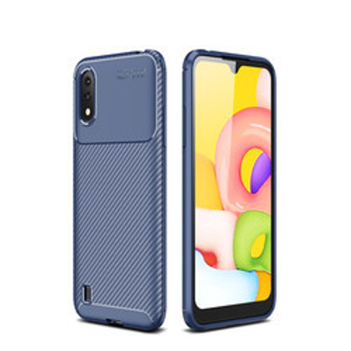 Galaxy A01 Negro Silikon Kılıf - Lacivert