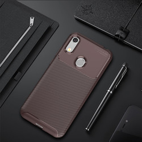 Huawei Y6S 2019 Negro Silikon Kılıf - Kahverengi