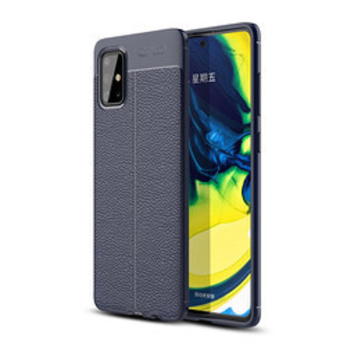 Galaxy A51 Niss Silikon Kılıf - Lacivert