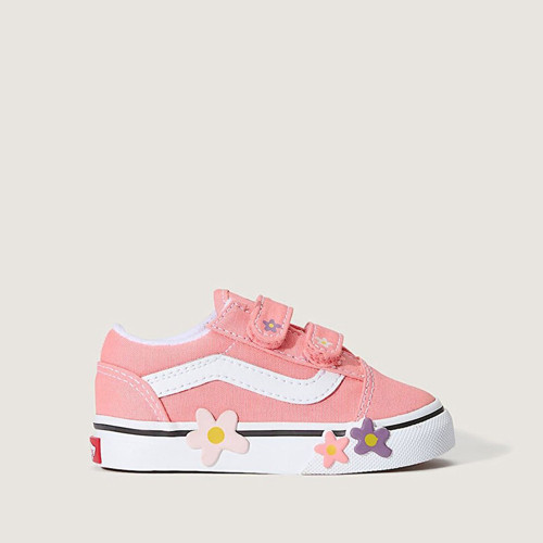 Old Skool V Flower Bebek Pembe Sneaker
