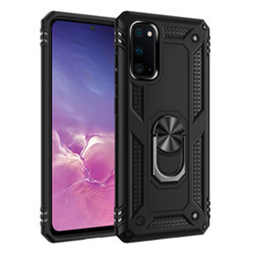 Galaxy S20 Vega TPU Silikon Sert PC İnce Kılıf - Siyah