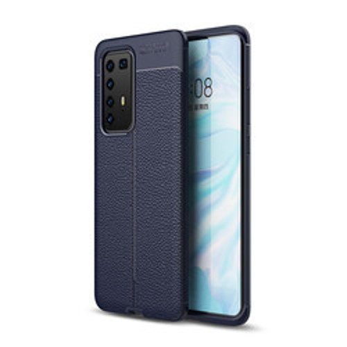 Huawei P40 Pro Niss Silikon Kılıf - Lacivert