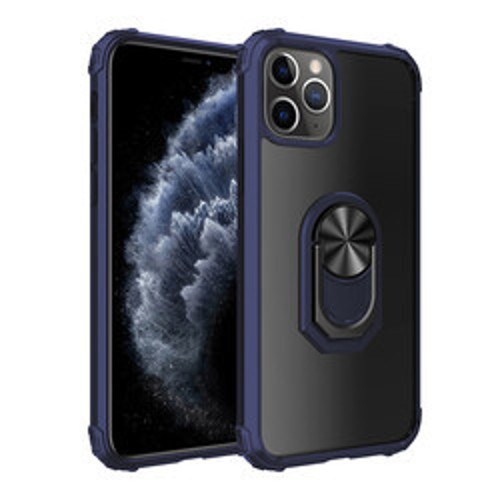 iPhone 11 Pro Mola TPU Silikon Sert PC Kılıf - Lacivert