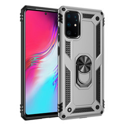 Galaxy S20 Plus Vega TPU Silikon Sert PC İnce Kılıf - Gri