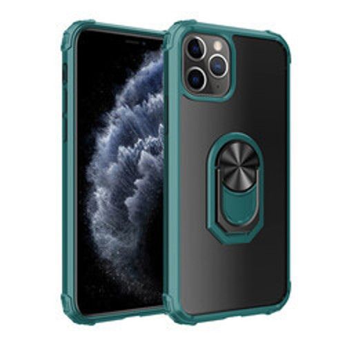 iPhone 11 Pro Mola TPU Silikon Sert PC Kılıf - Yeşil